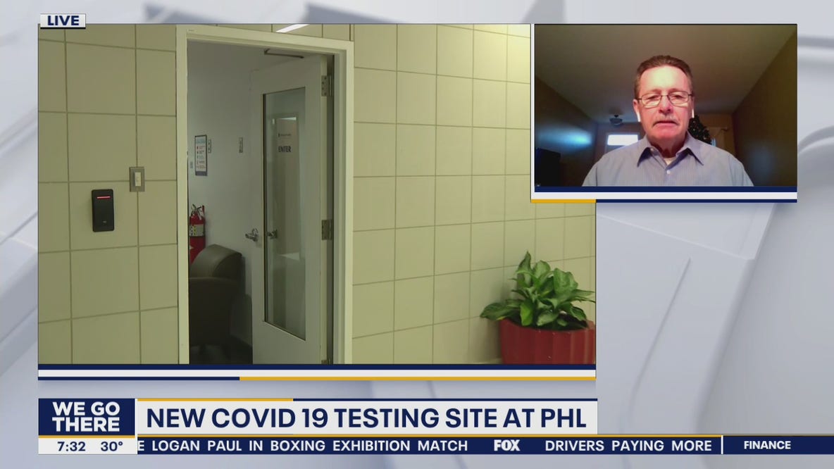 New COVID-19 testing site at Philadelphia International Airport